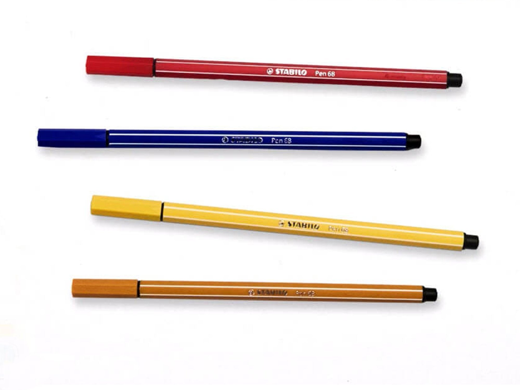 Stabilo Pen 68 Brilliant Colors Felt Tip Markers Set of 6 – Jenni Bick  Custom Journals