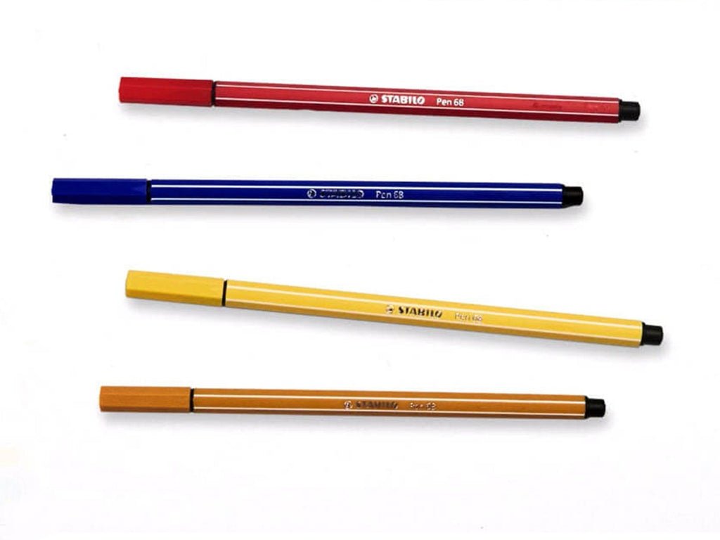 Stabilo Pen 68 Felt Tip Markers Set of 10