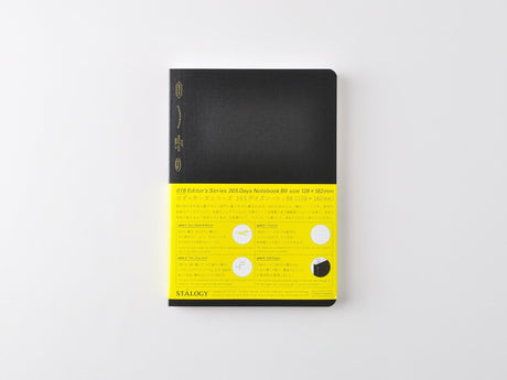 Stalogy Editors Series 365 Days Notebook - Black