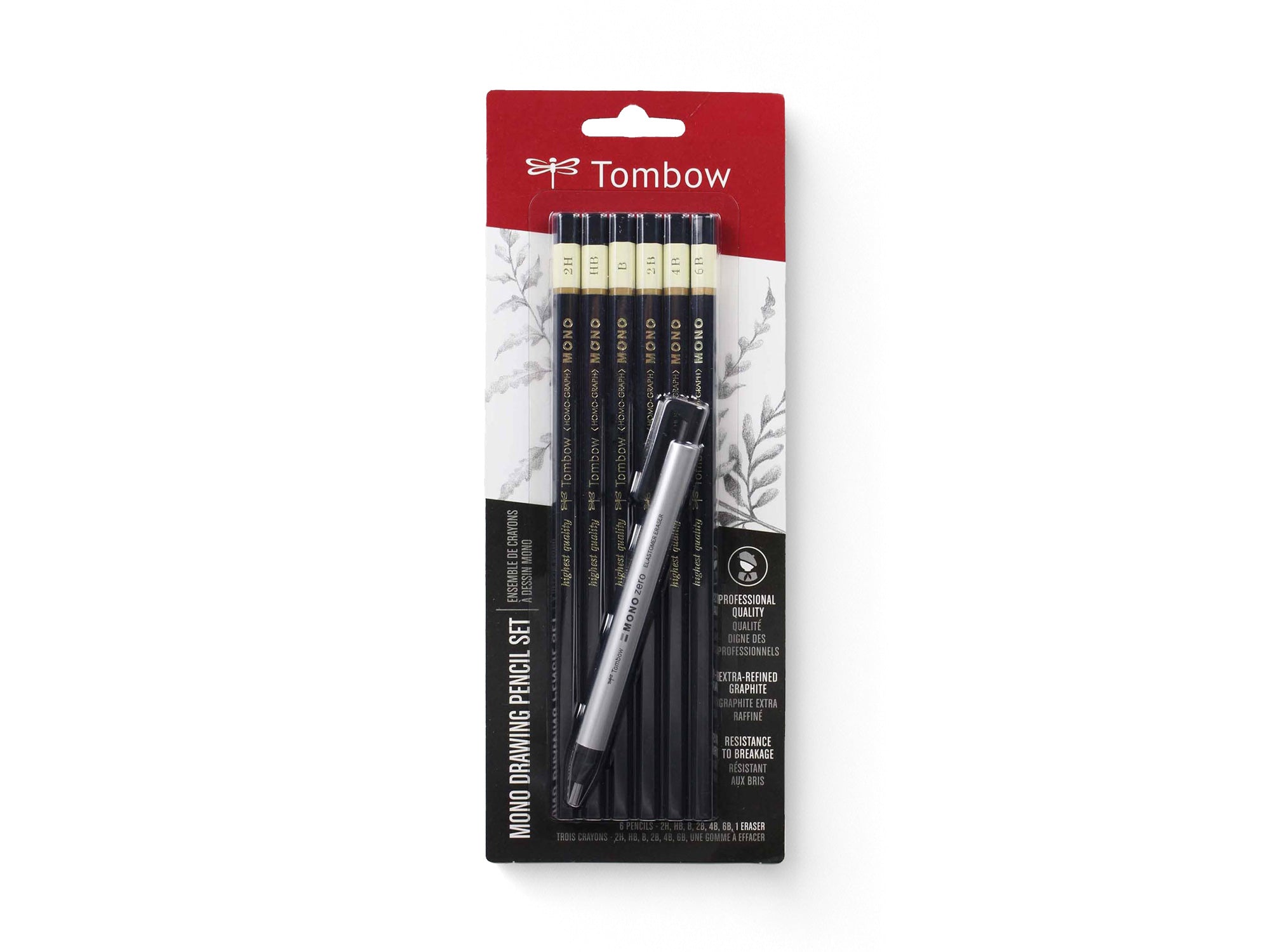 Mono J Drawing Pencil Set - 6 Pack - Home