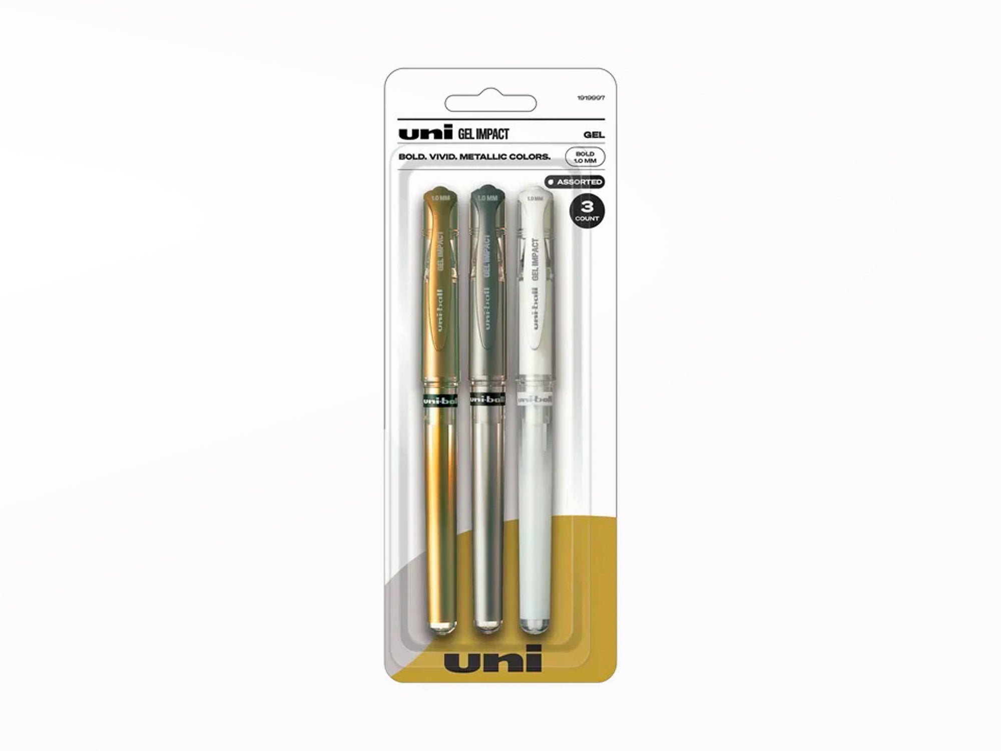  Faber-Castell Metallic PITT Artist Pens - 3 Colored Metallic  Colors - Smooth Bullet Nibs (Classic Metallic)