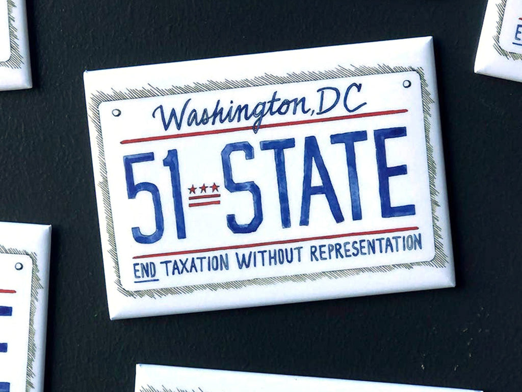 Washington DC 51st State Magnet