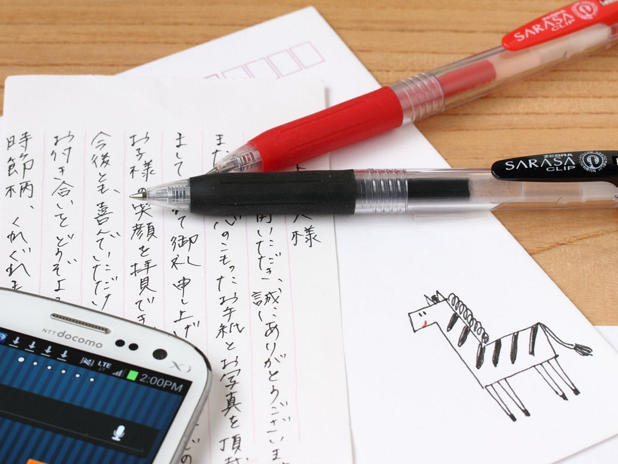 Zebra Journaling Set - 7 Mildliner Highlighters + 7 Sarasa Clip Gel Pens