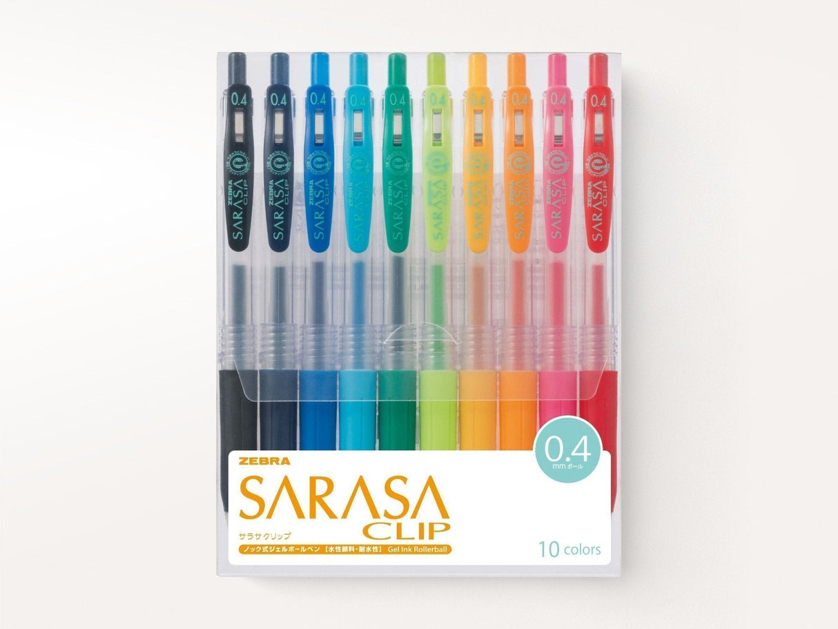 Zebra Journaling Set - 7 Mildliner Highlighters + 7 Sarasa Clip Gel Pens