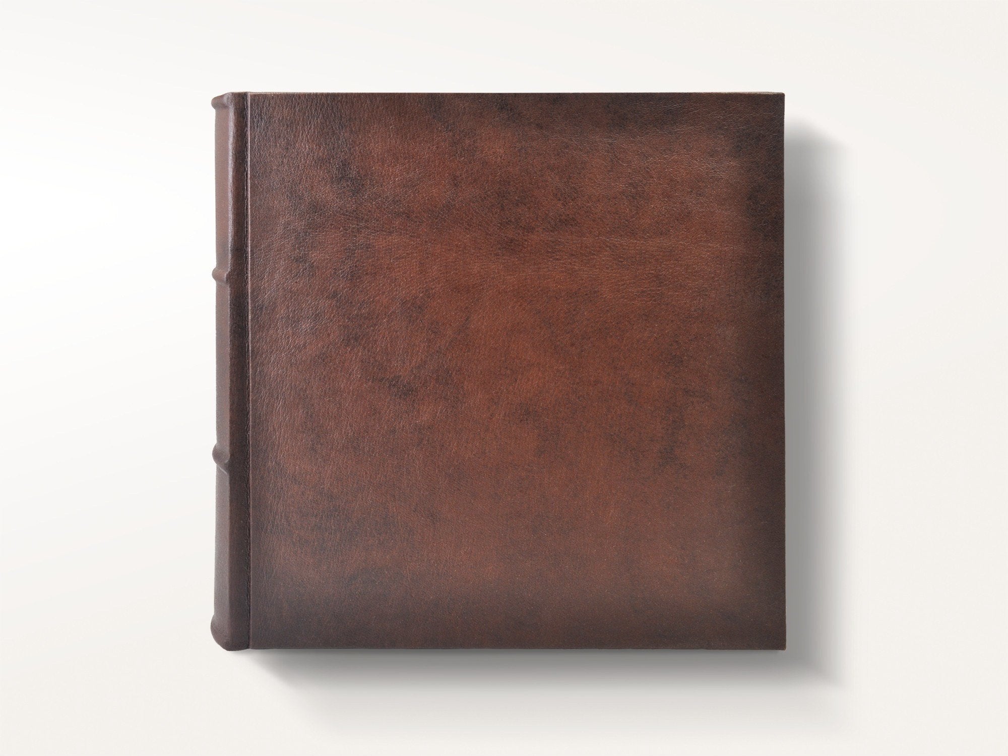 Archivo 18 x 18 Handmade Distressed Leather Photo Album – Jenni