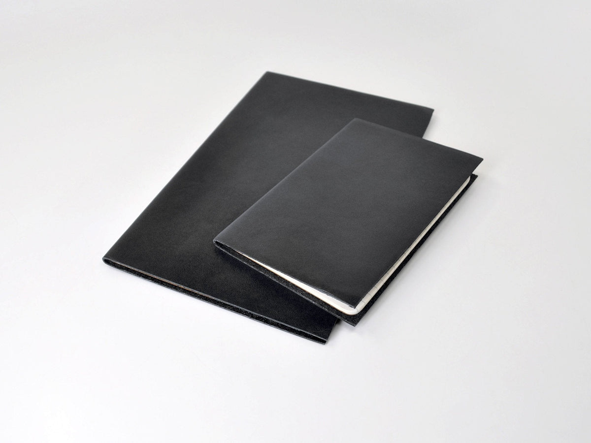 A5 Leather Lined Journal Notebook, 200 Pages Hardcover Executive Notebook For Men Women Office School Note Taking, Thick Writing Paper Daily Journal With Bookmarks/Indexes, Black Wolf