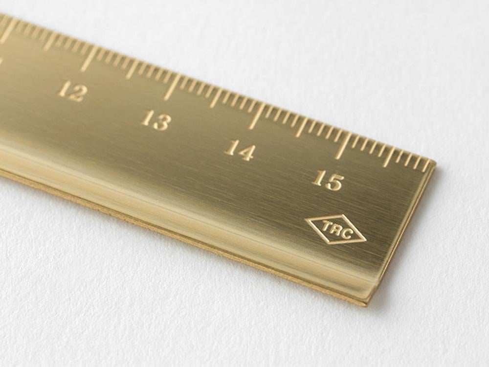 15cm (6) Brass Ruler,Bullet Journal Ruler,Stencils,Dividing Rule,Sold  1pc/lot,Brass