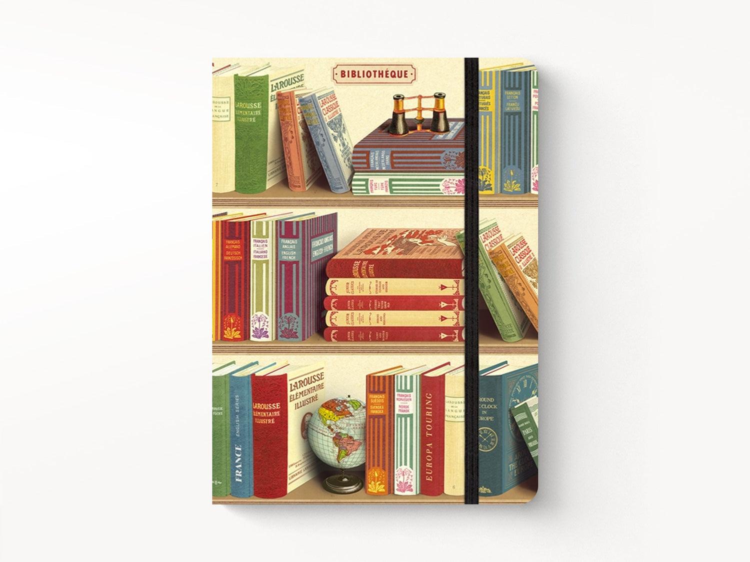 Cavallini Large Vintage Notebook - Library Books