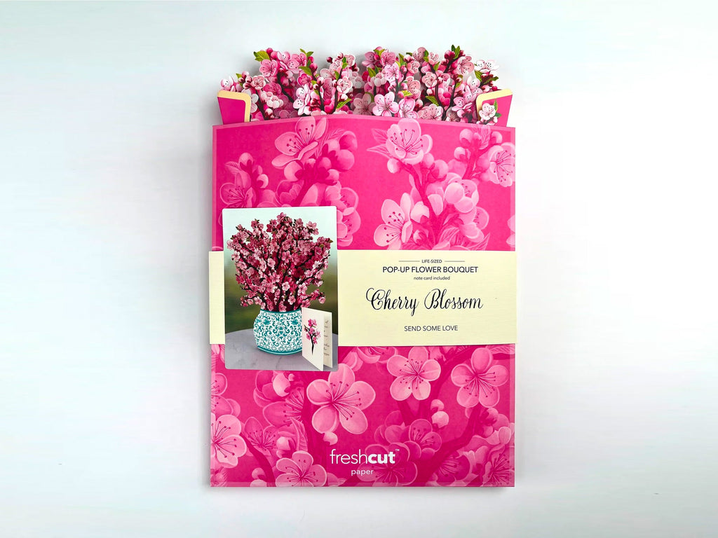Cherry Blossom Pop Up Greeting Bouquet