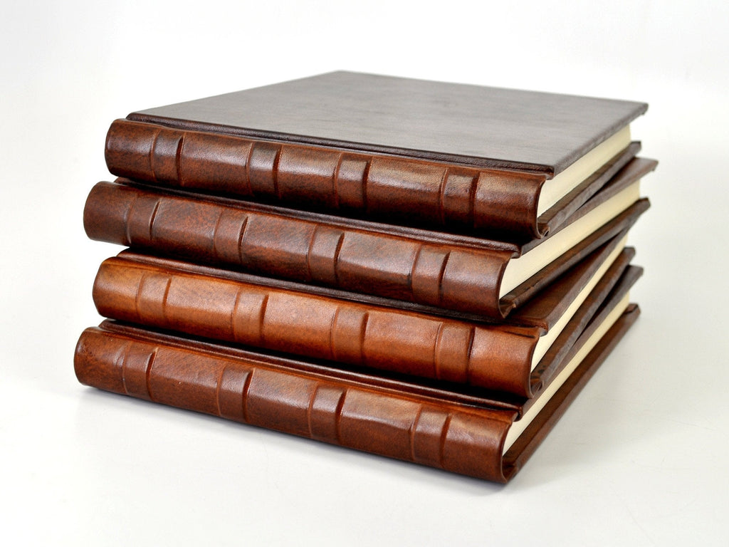 Chestnut Italian Leather Guest Book