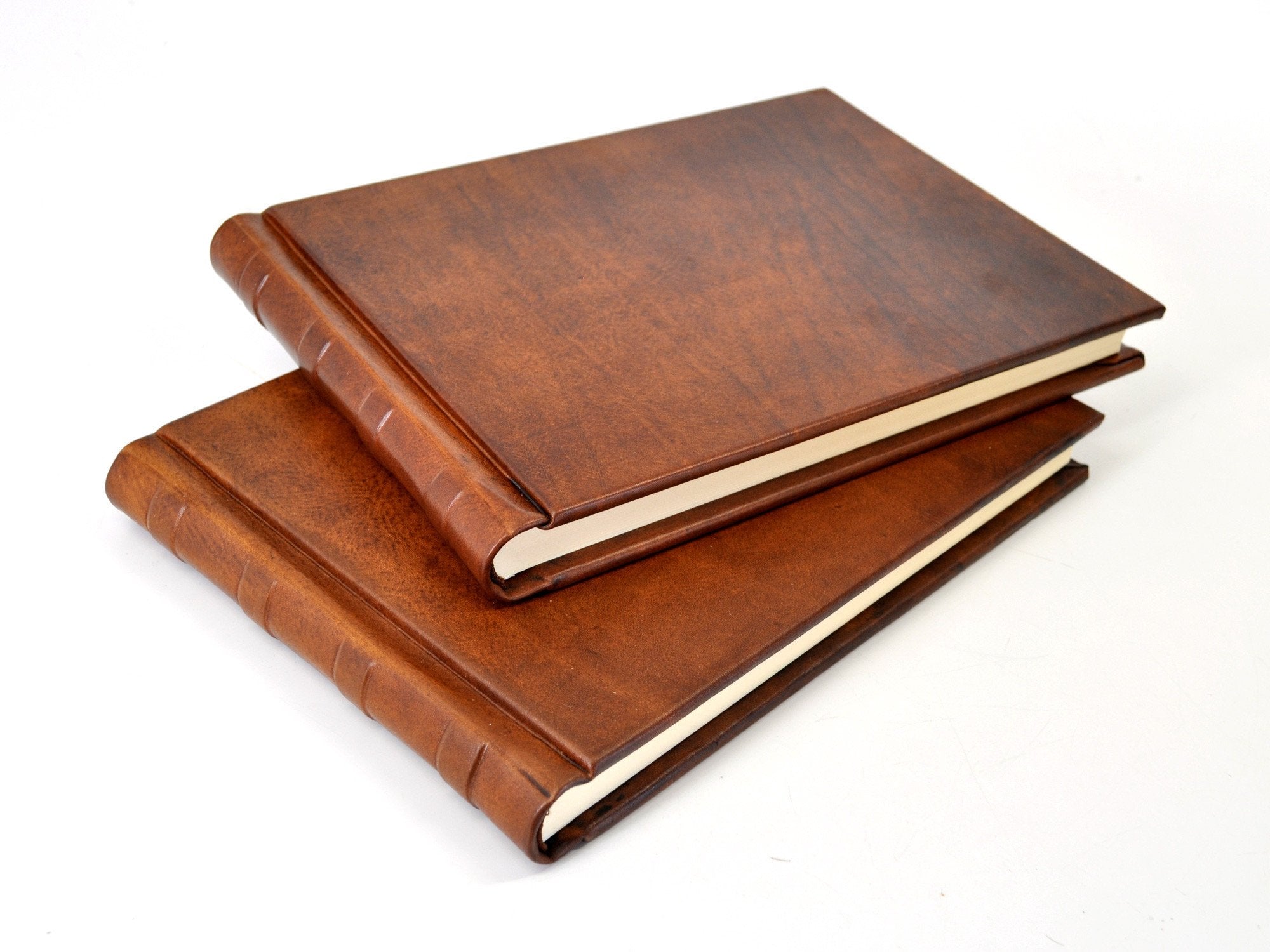 Chestnut Italian Leather Guest Book – Jenni Bick Custom Journals