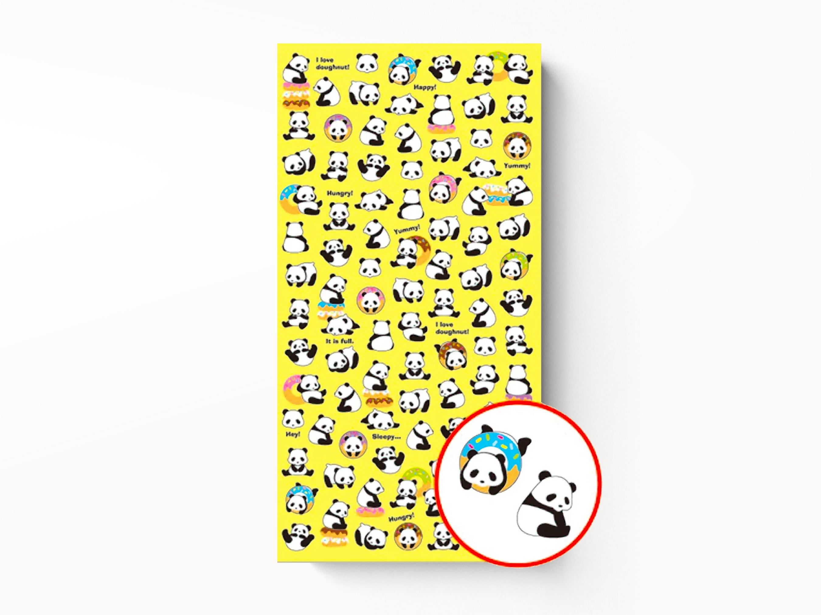 Donut Panda Sticker Sheet – Jenni Bick Custom Journals