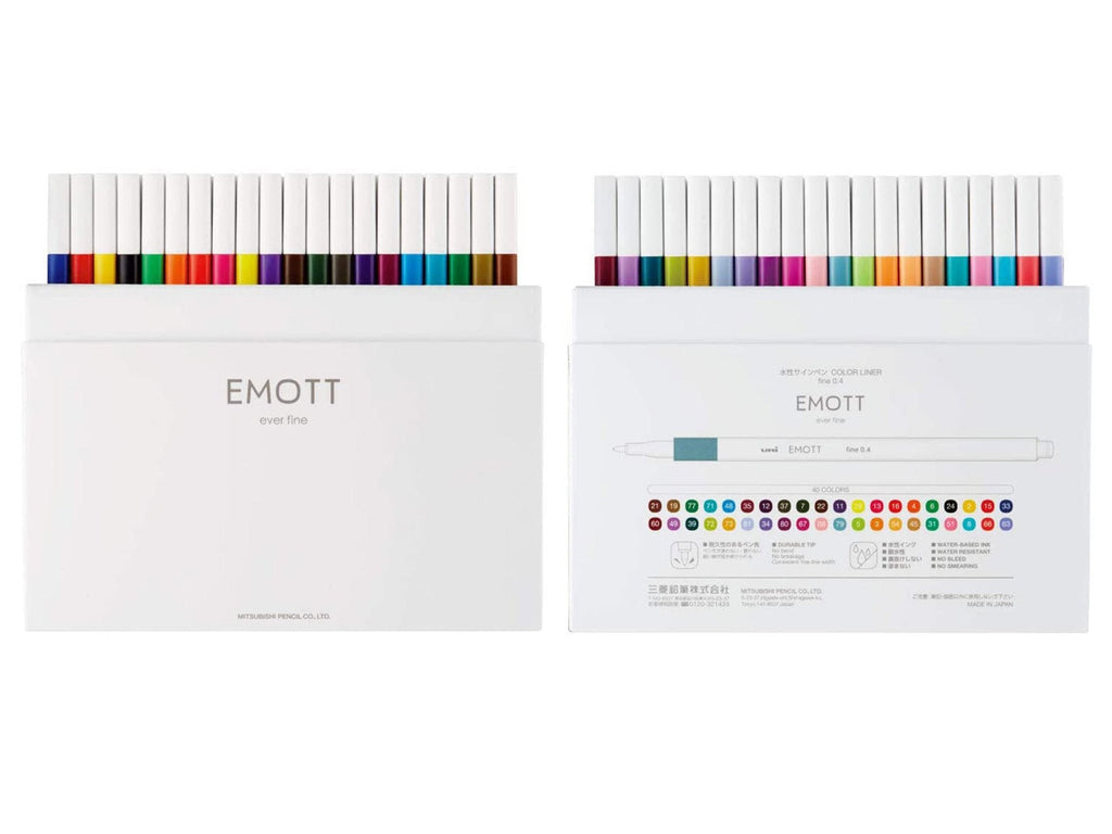 Emott Ever Fine Color Liners Complete Set of 40