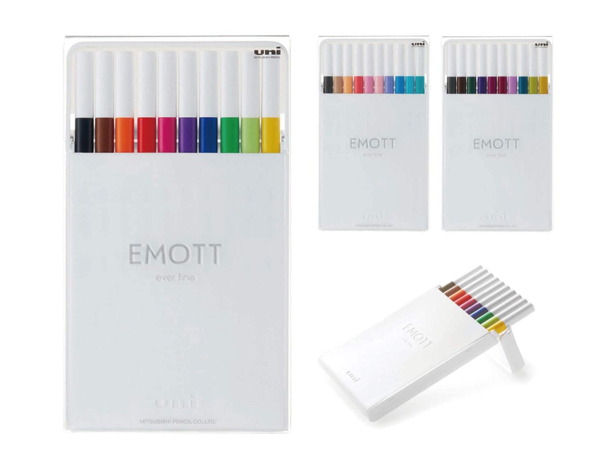  Emott Fineliner Pen Set #1, 40-Colors, Assorted