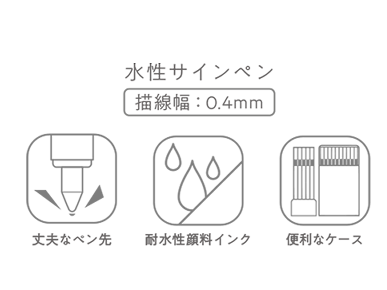 Emott Ever Fine Color Liners Set of 5 - Floral Colors