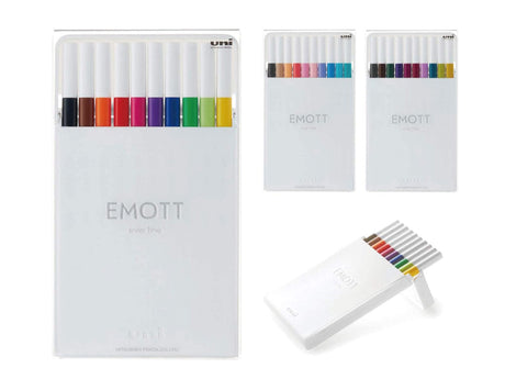 Emott Ever Fine Color Liners Set of 5 - Vintage Colors