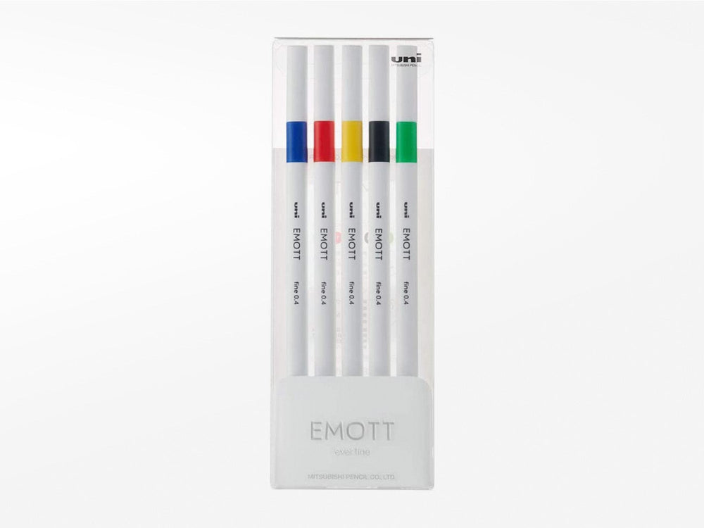 Emott Ever Fine Color Liners Set of 5 - Vivid Colors