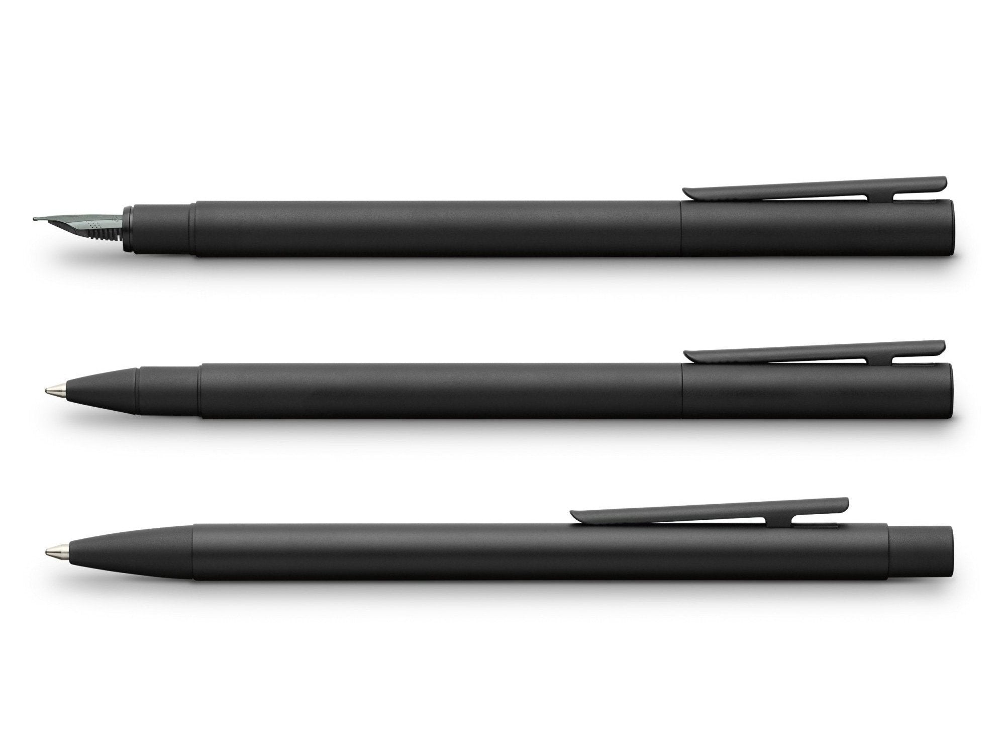 Neo Slim metal fountain pen, M, black