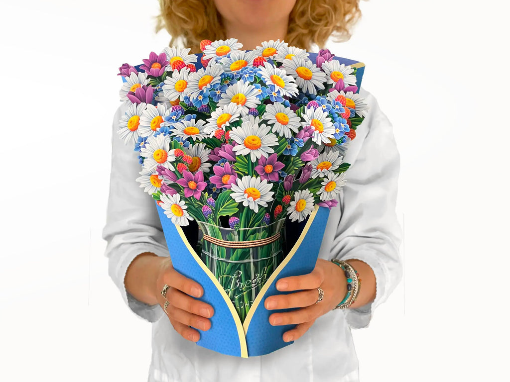Field of Daisies Pop Up Greeting Bouquet