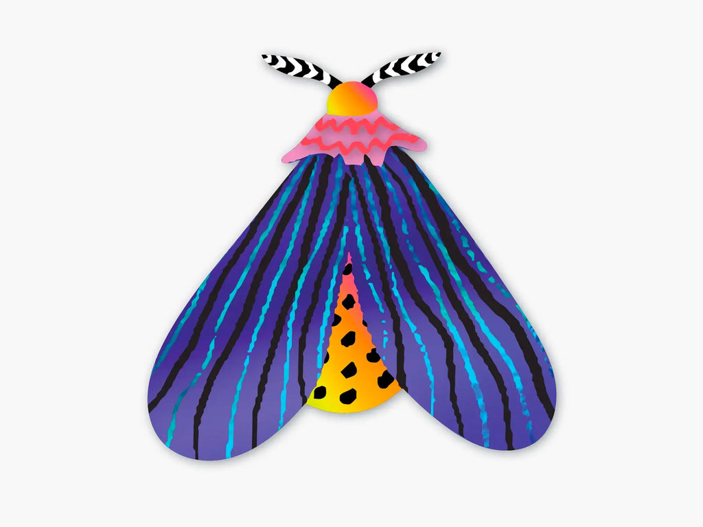 Holographic Moth Sticker