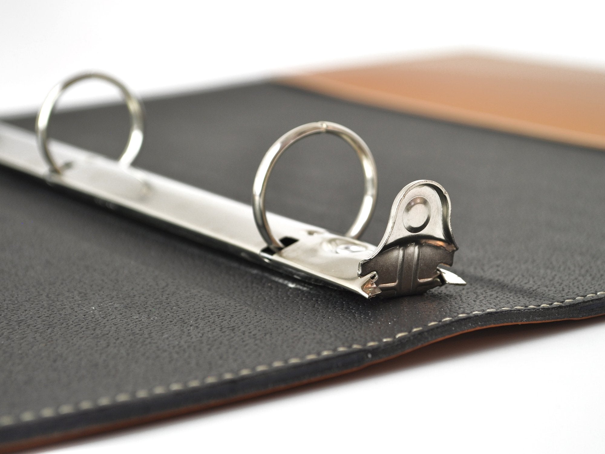 Personalized Leather 3 Ring Binder - The Langley - Holtz Leather