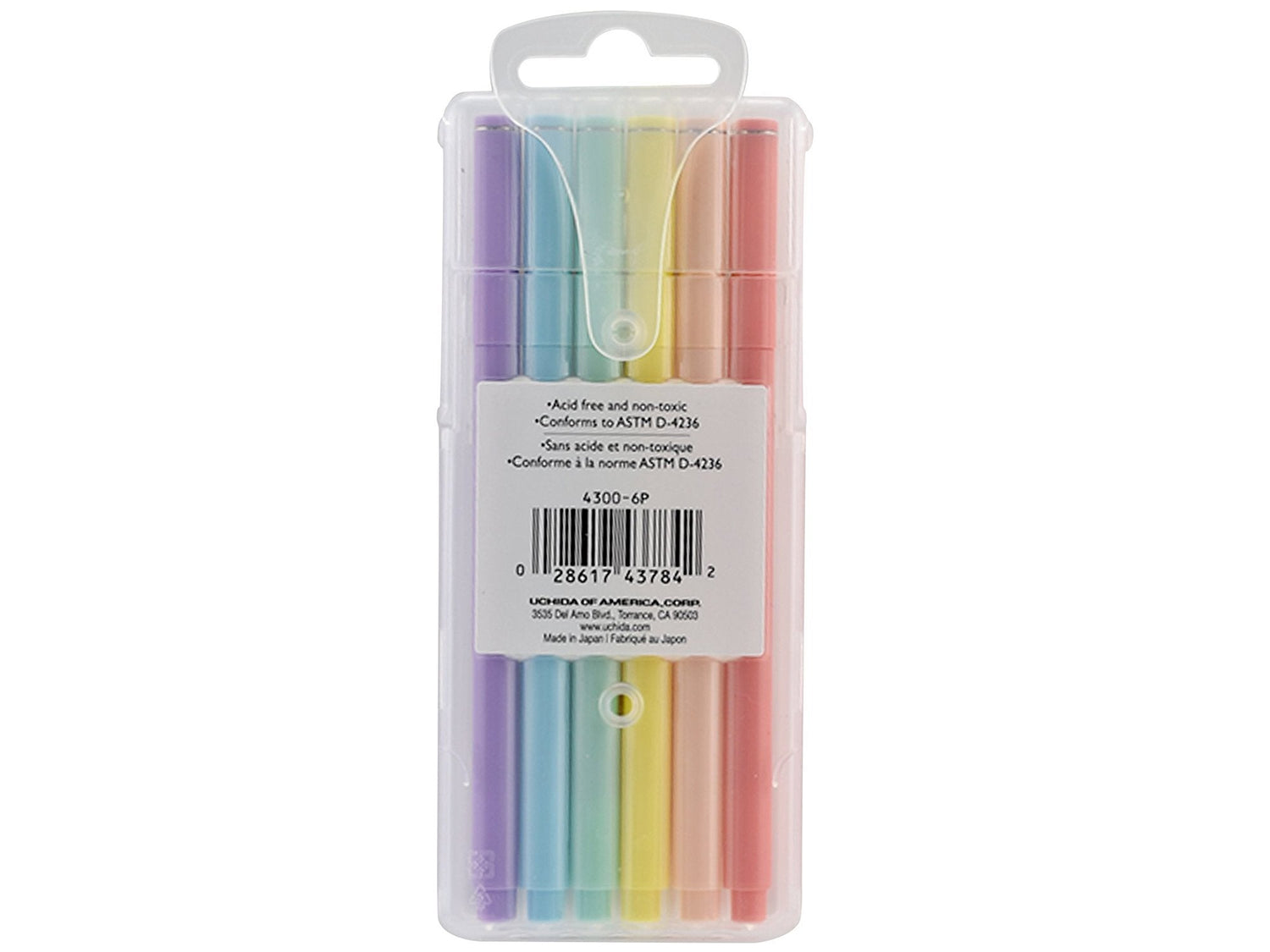 Le Pen Pastel Colors - Set of 6 Pens