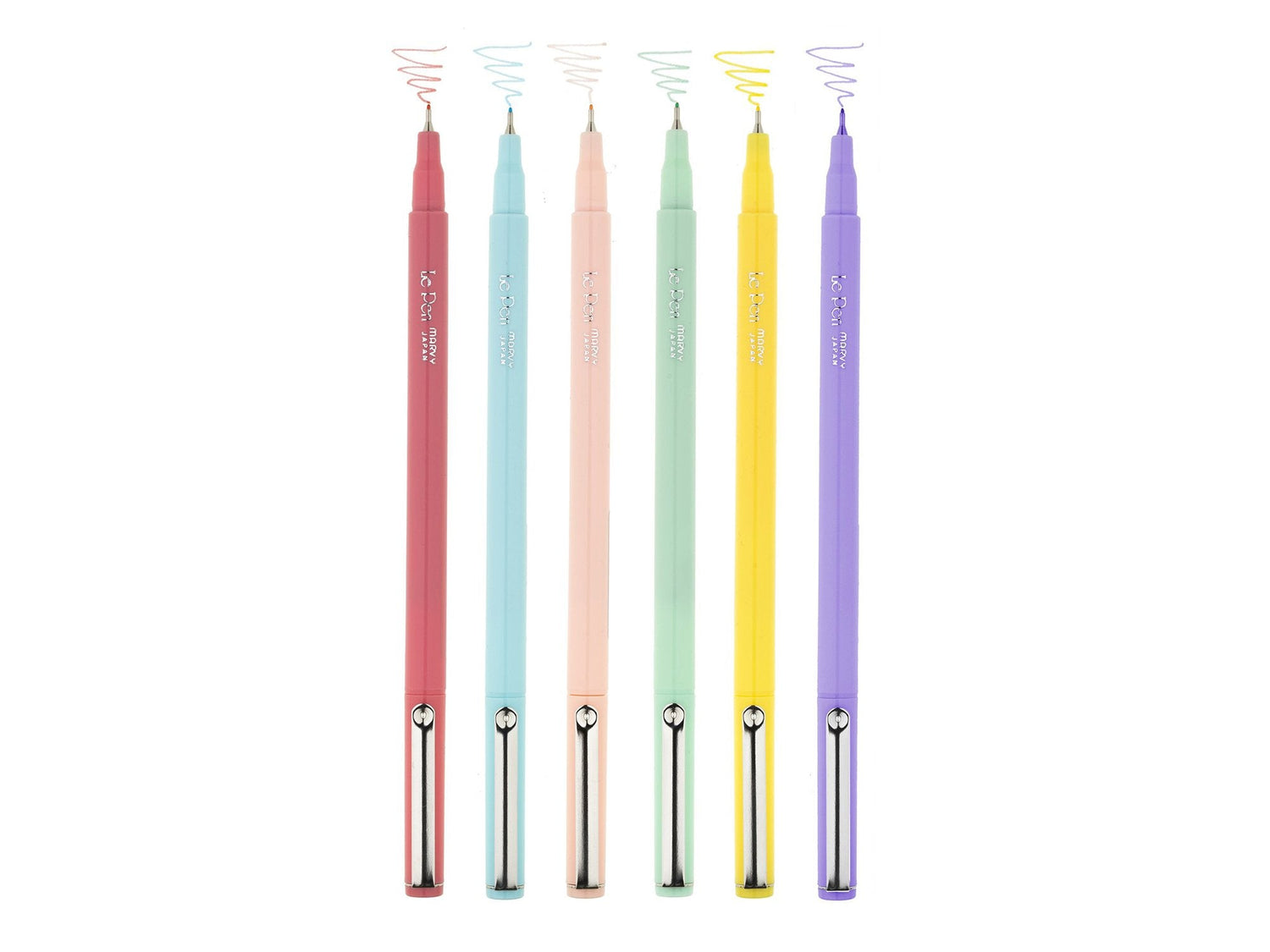Le Pen Pastel Colors - Set of 6 Pens