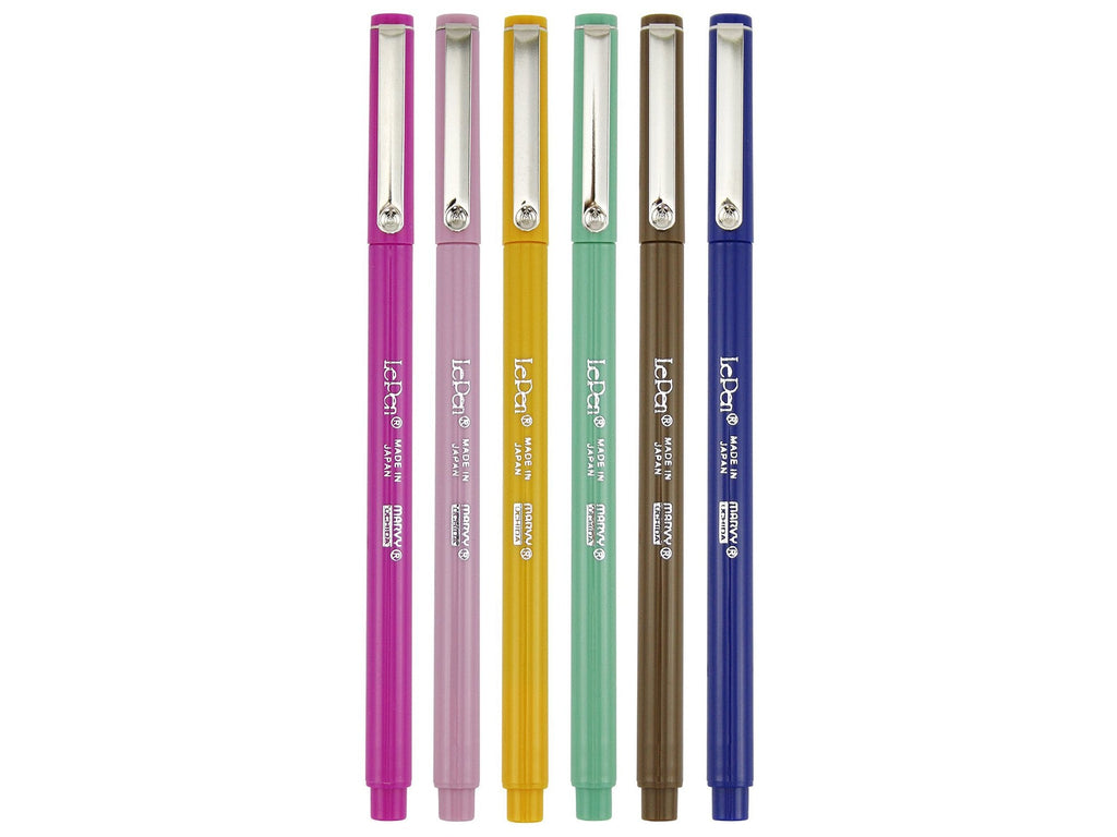 Le Pen Retro Colors - Set of 6 Pens