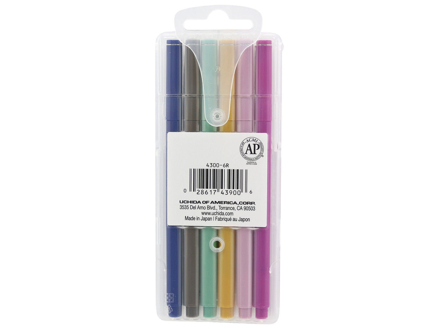Le Pen Retro Colors - Set of 6 Pens