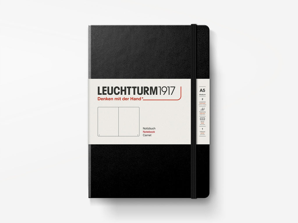 Leuchtturm 1917 Hardcover Notebook - Black