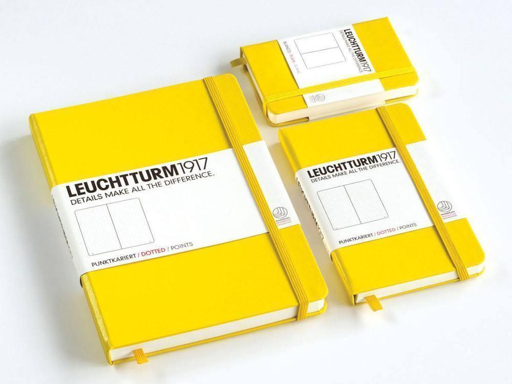 Leuchtturm 1917 Hardcover Notebook - Lemon Yellow – Jenni Bick