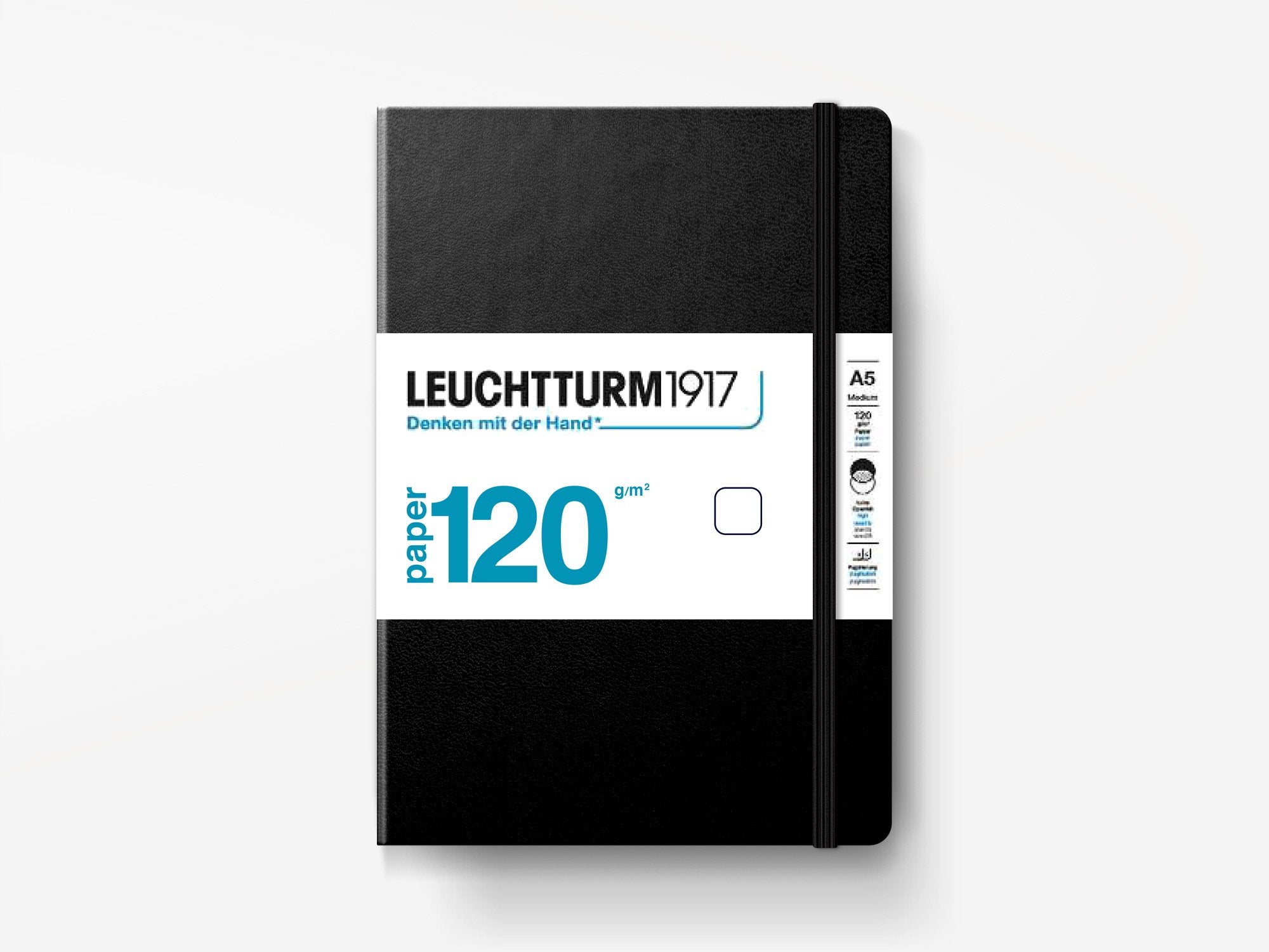 Leuchtturm1917 Edition 120g A5 Ruled Notebook - Black