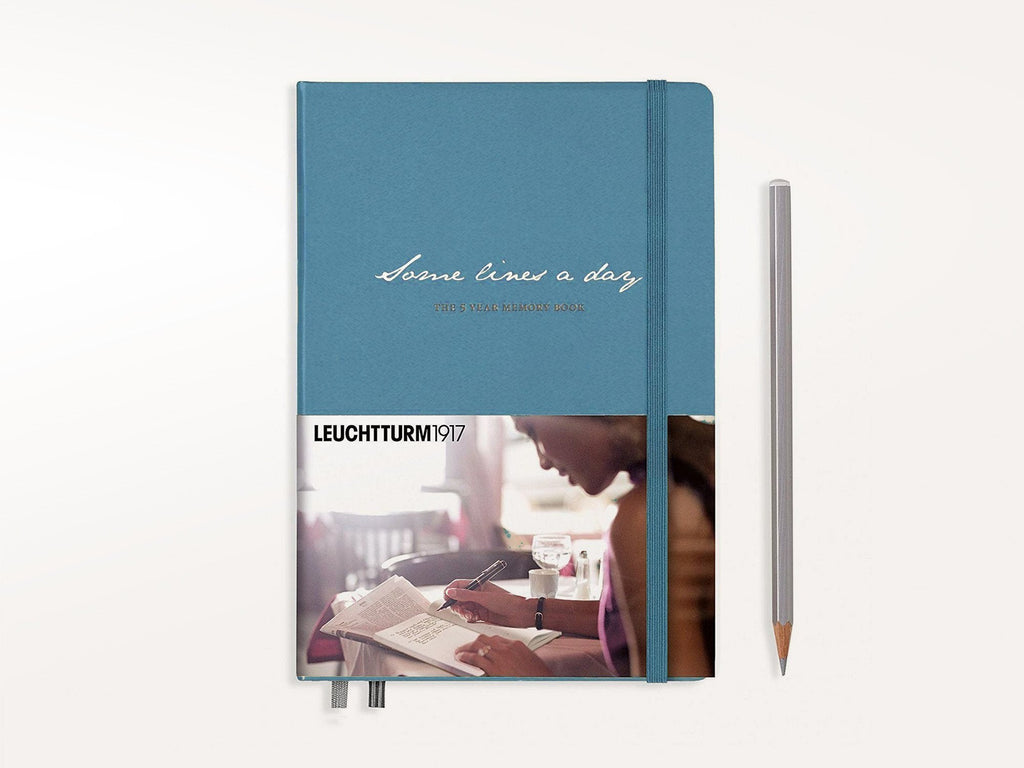 Leuchtturm 1917 Some Lines a Day - 5 Year Journal - Nordic Blue