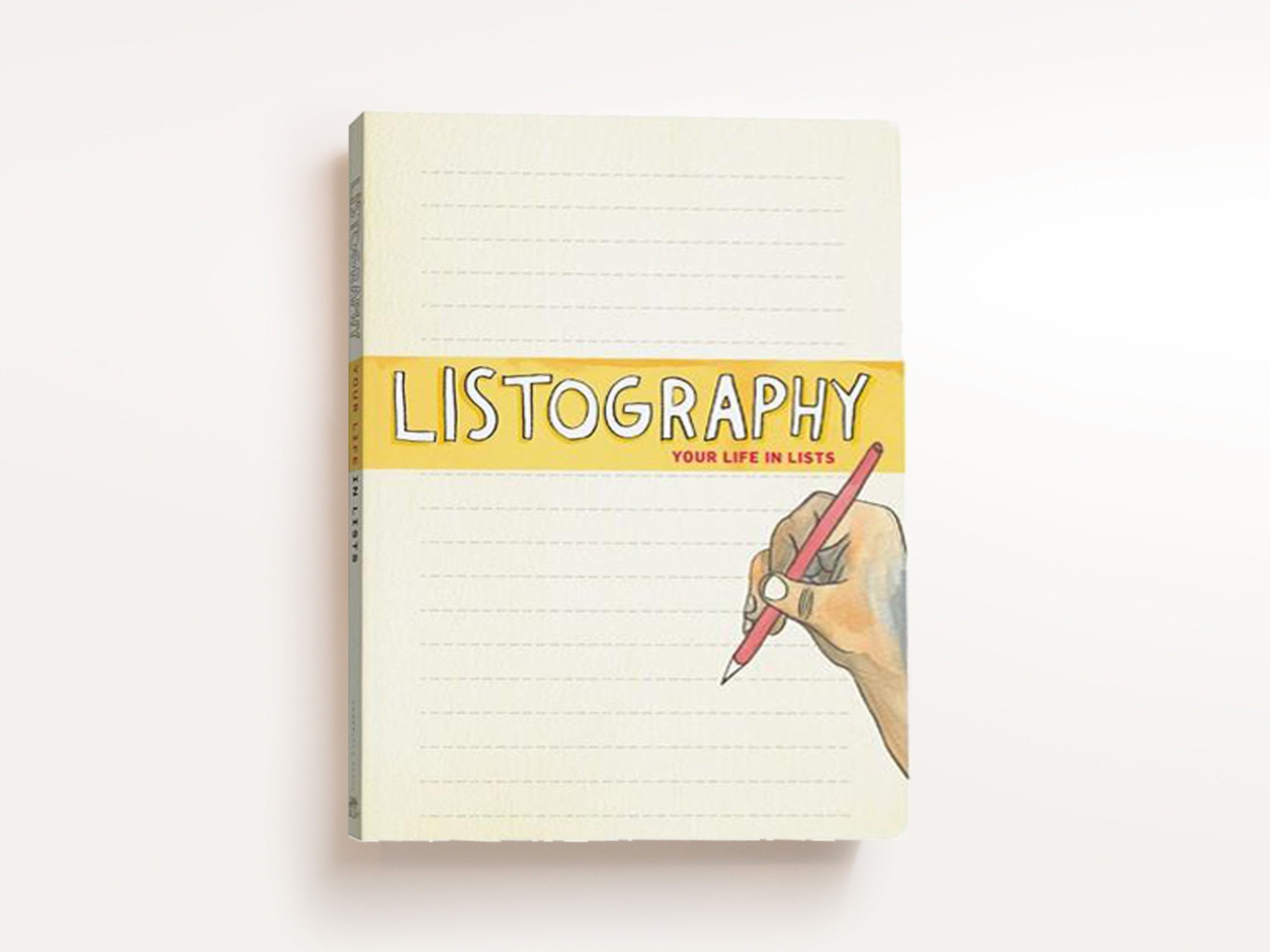 Listography Journal: Your Life in Lists – Jenni Bick Custom Journals