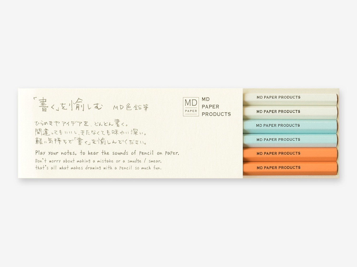 Midori MD Color Pencils 6 Piece Set