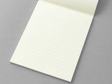 Midori MD Letter Pad Cotton Horizontal Ruled