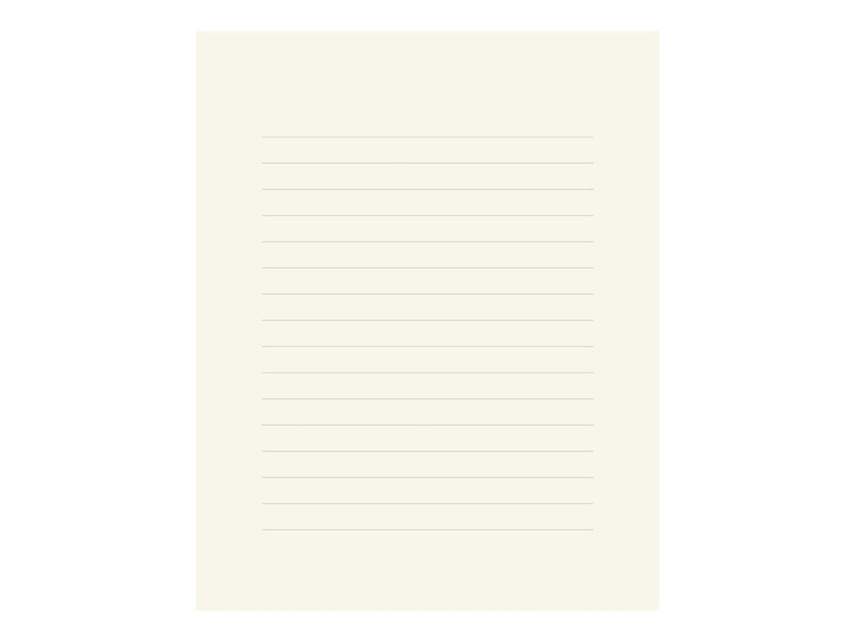 Midori MD Letter Pad Cotton Horizontal Ruled