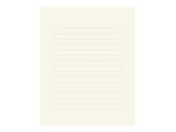 Midori MD Letter Pad Cotton Horizontal Ruled