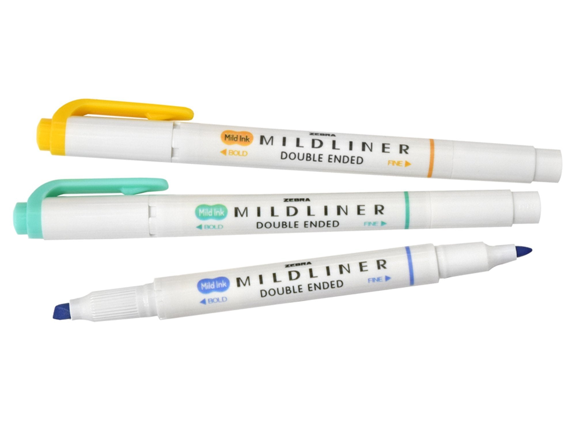 Zebra Mildliner Double Ended Highlighter Pen Mild Marigold