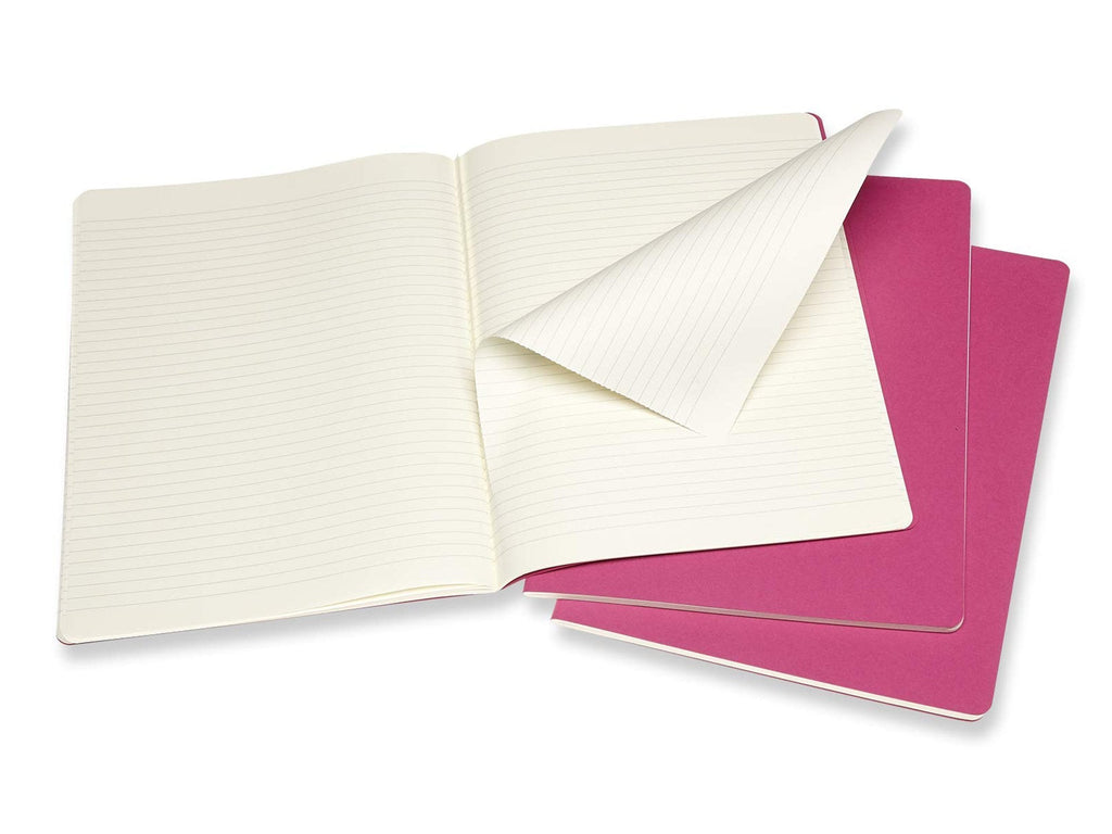 Moleskine Cahier Journal Set of 3 - Kinetic Pink