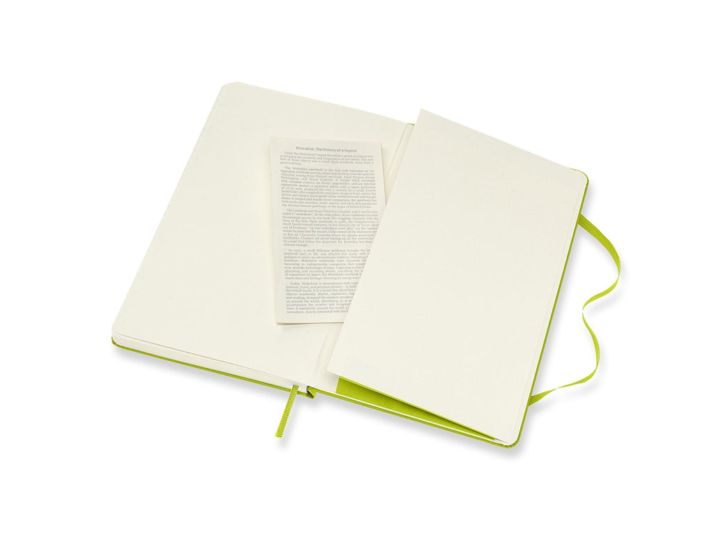 Moleskine Classic Hardcover Notebook - Lemon Green