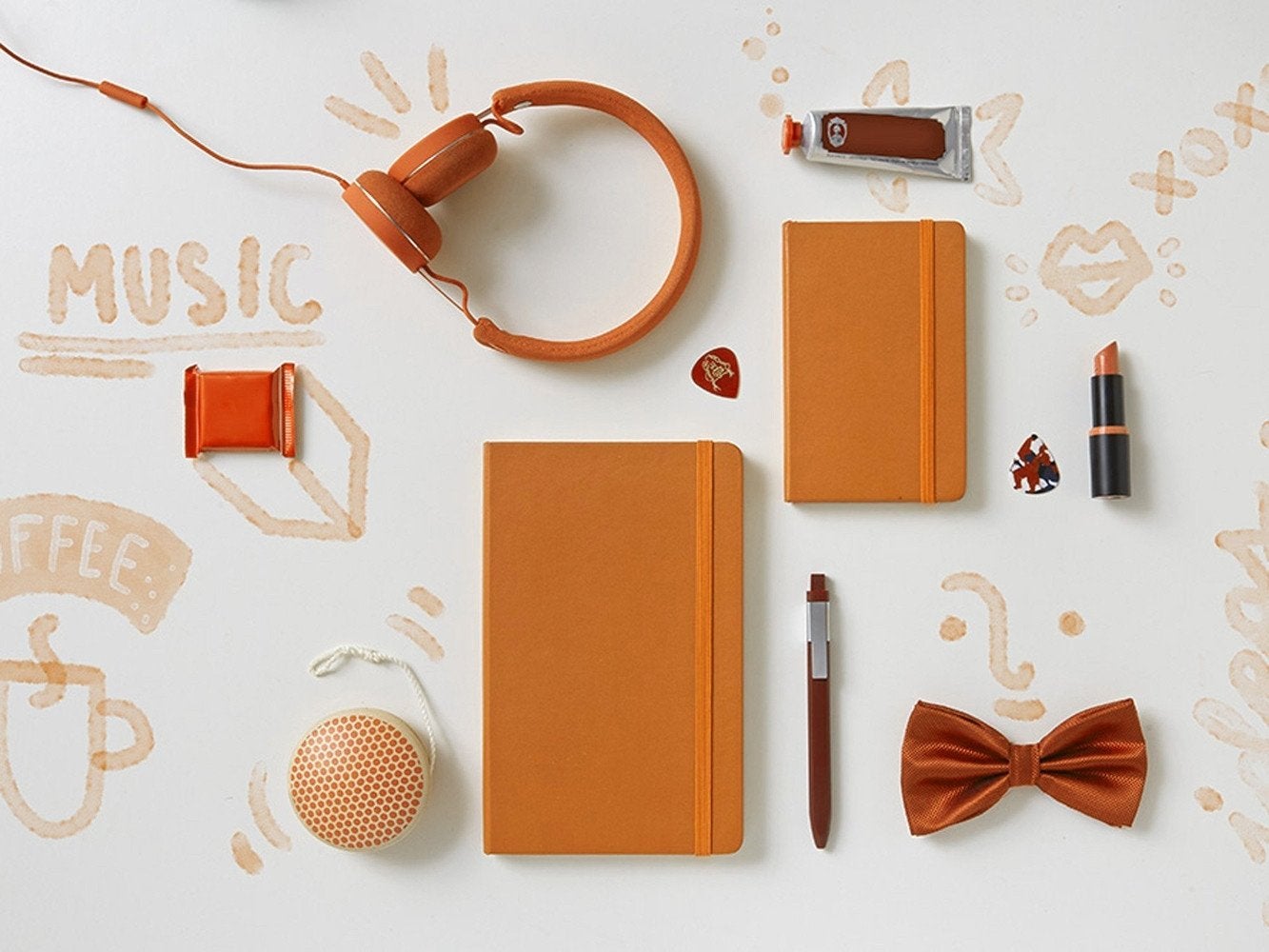 Moleskine Classic Hardcover Notebook - True Orange – Jenni Bick Custom  Journals