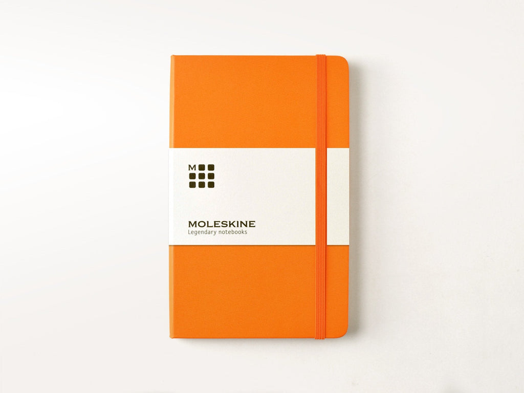 Moleskine Classic Hardcover Notebook - True Orange