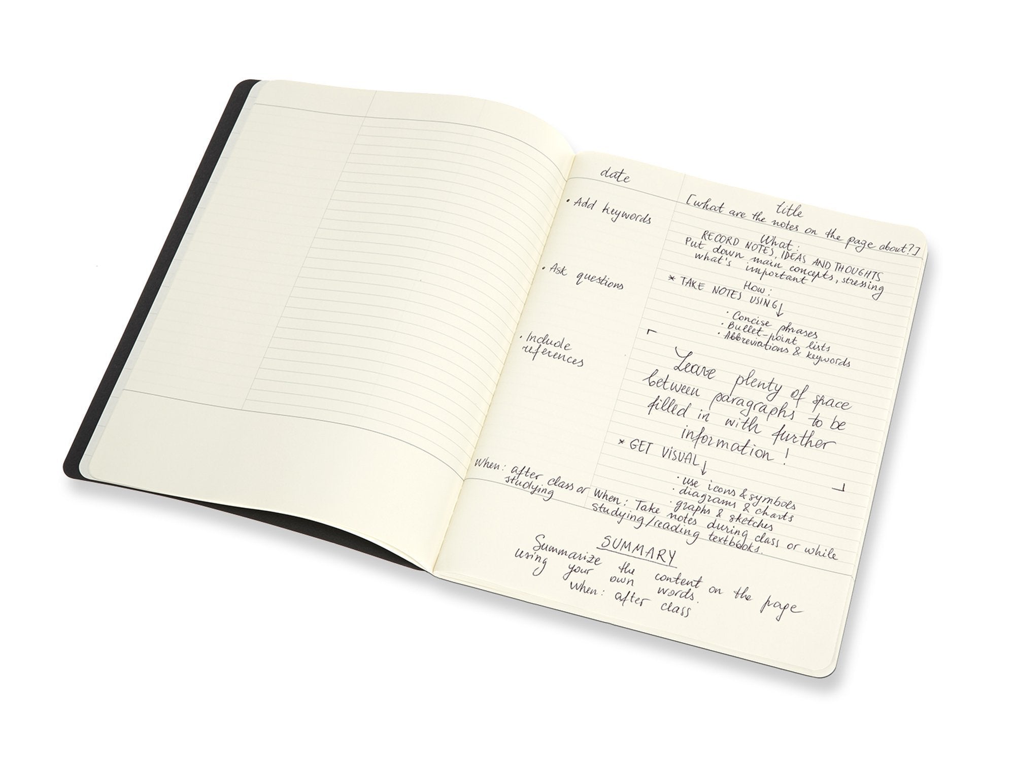 Moleskine Subject Cahier Journals Set of 2 - Black / Kraft – Jenni