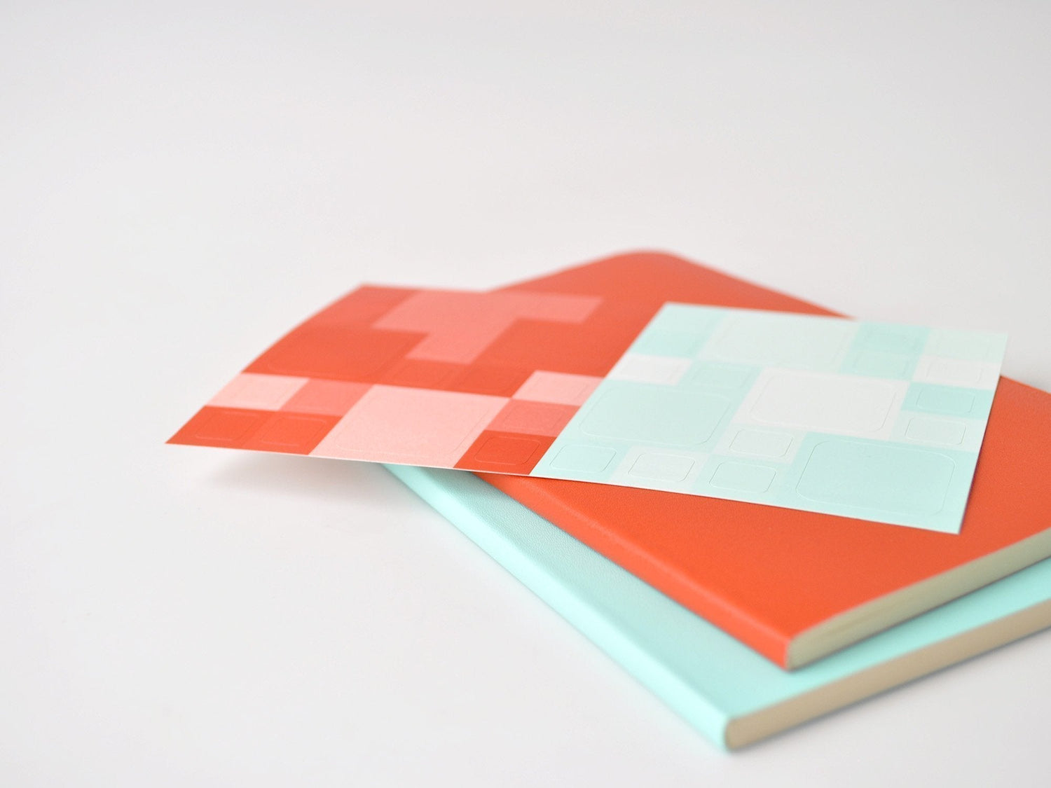 Moleskine Volant Journals Coral Orange / Aquamarine Blue