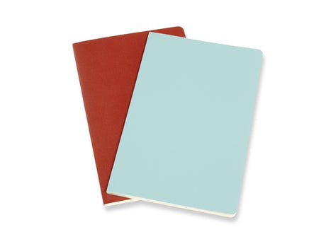 Moleskine Volant Journals Coral Orange / Aquamarine Blue