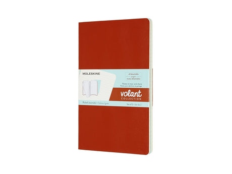 Moleskine Volant Journals Coral Orange / Aquamarine Blue