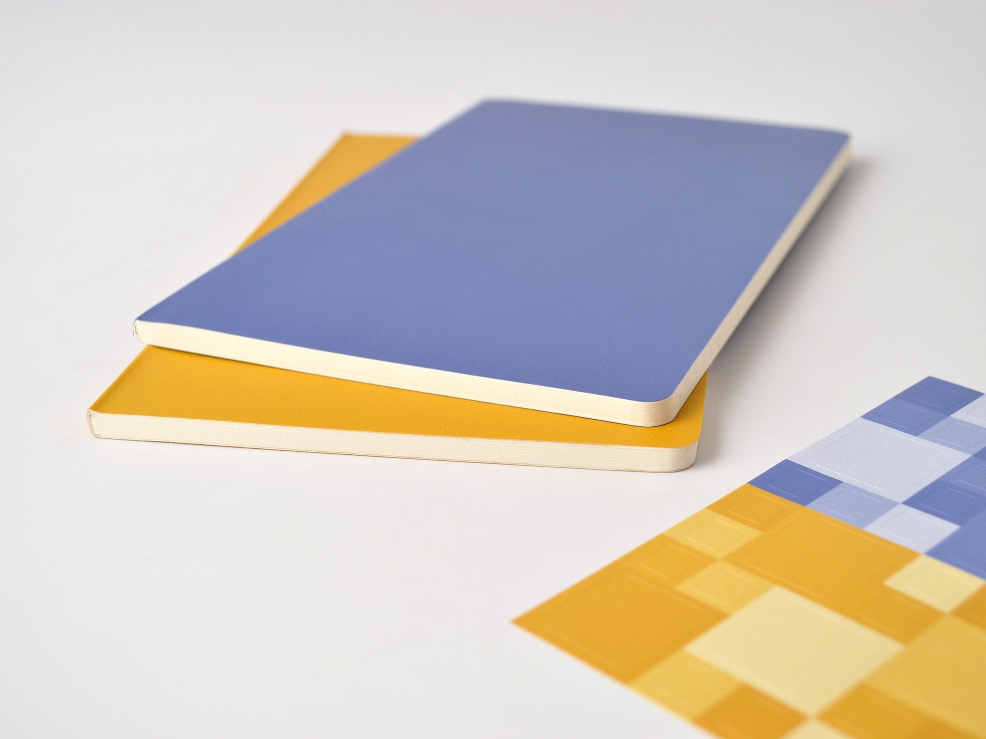 Moleskine Volant Journals Forget Me Not Blue / Amber Yellow Pocket / Ruled