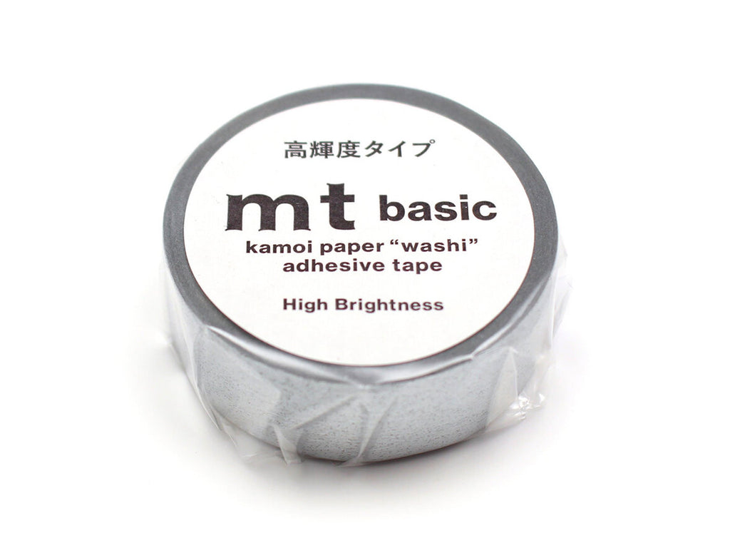MT High Brightness Masking Tape - 15 mm Silver