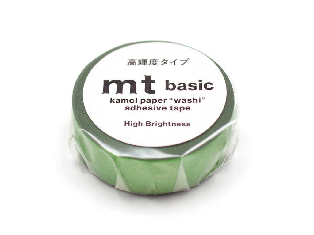 MT High Brightness Masking Tape - 15 mm Yellow Green